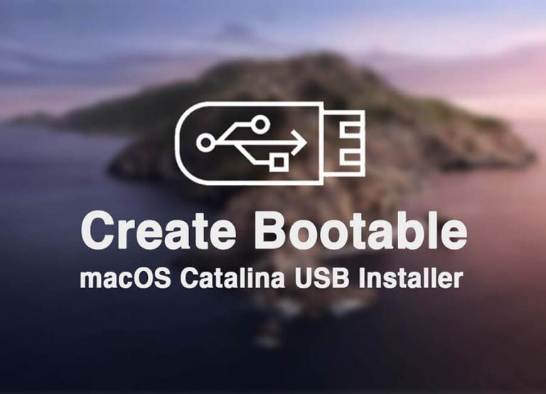 create macos catalina bootable usb