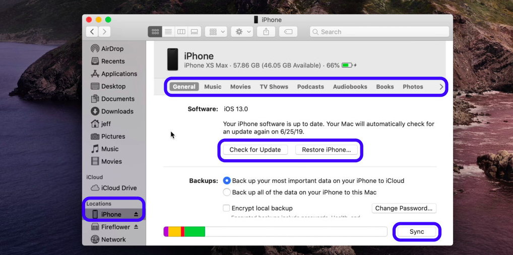 How To Sync iPhone and iPad in macOS Catalina
