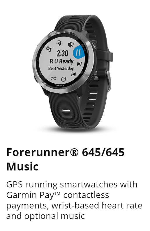 Garmin Forerunner 645 Music