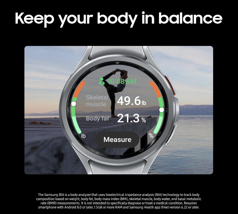 Samsung Galaxy Watch 6 Classic Health